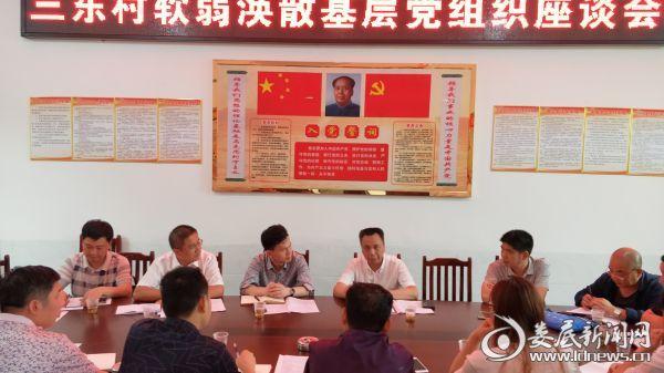彭石清深入三塘铺镇三东村调研基层组织工作