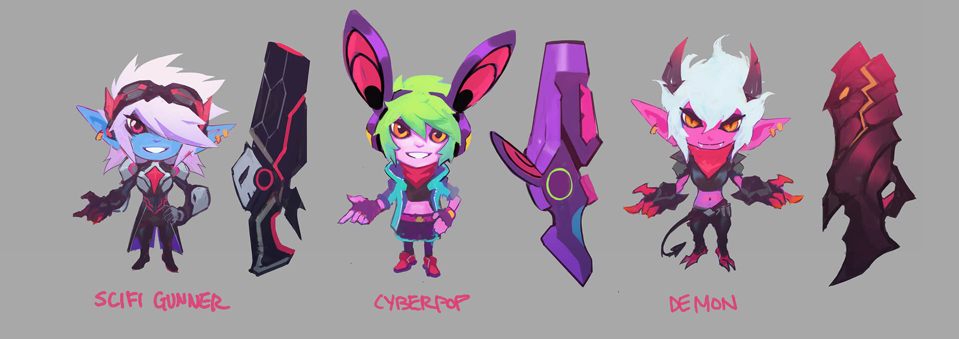 lol:小恶魔-崔丝塔娜,原画进度曝光,最后一张草图太帅了