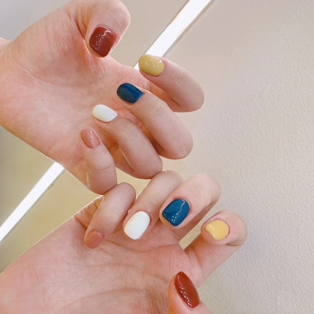 超级显白的纯色美甲,黄黑皮女生的福利,再也不用因为手黑而自卑