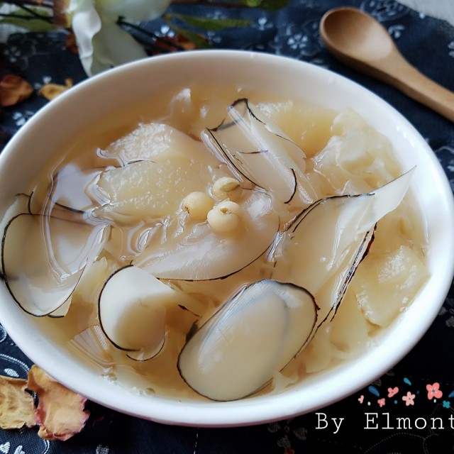 川贝海底椰双雪汤,润肺止咳