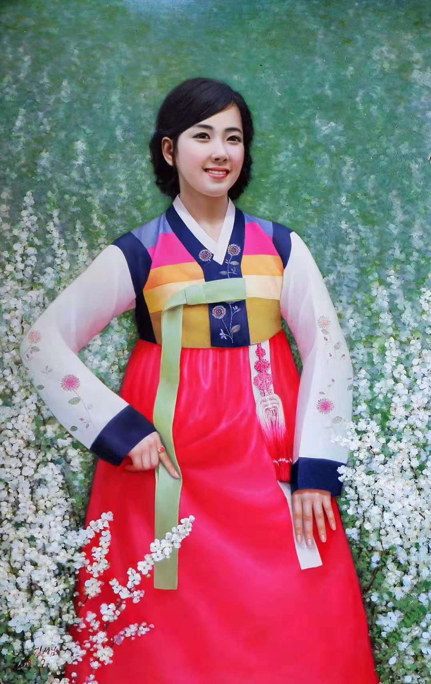 写实油画:朝鲜风情人物画欣赏(1)