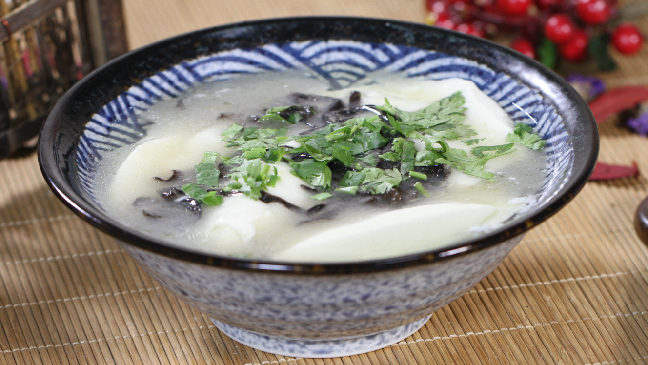 百年老字号,鸡汁豆腐脑正宗的做法,秘诀原来在熬制鸡汁,快收藏