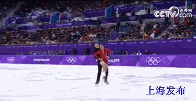 另一对中国选手于小雨/张昊自由滑时出现失误