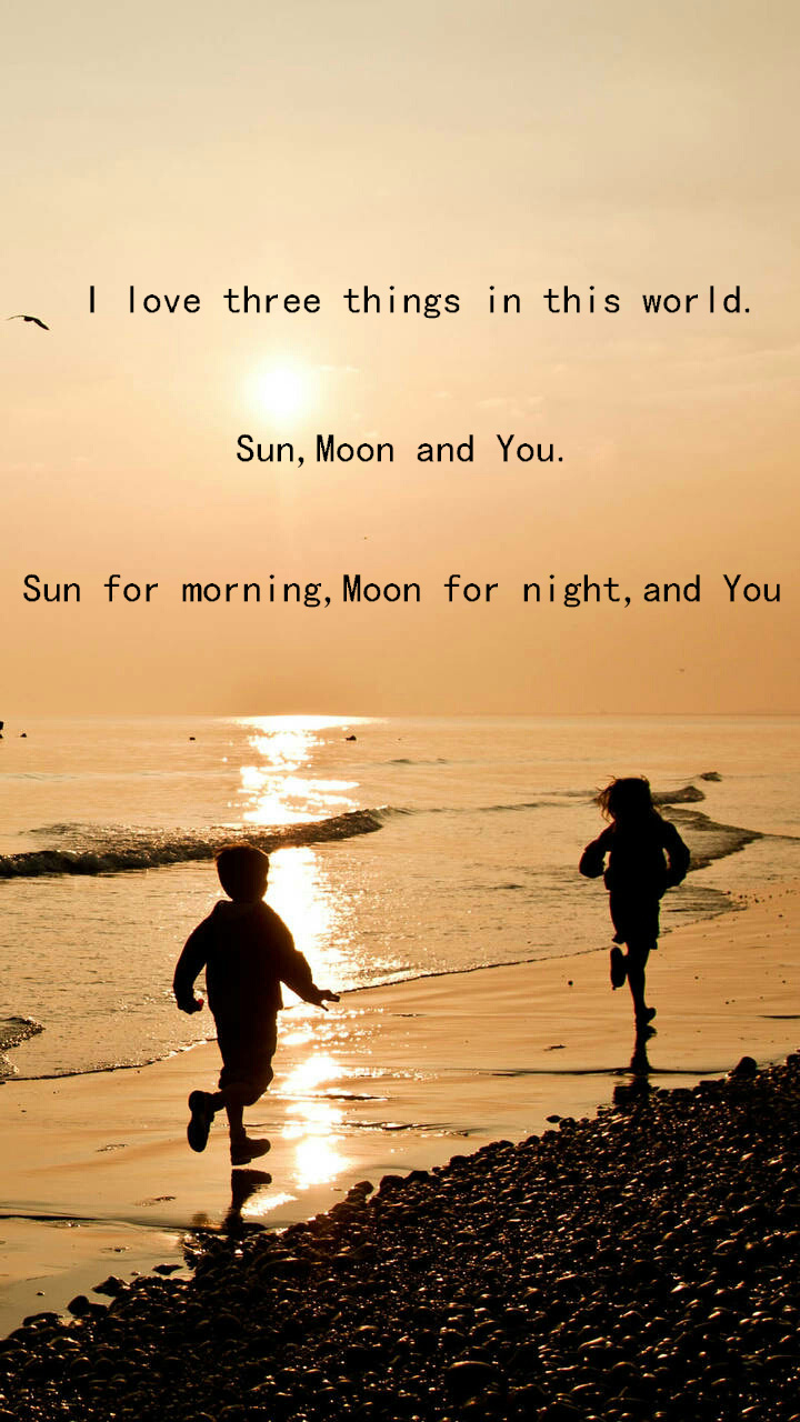 日,月,卿(sun,moon and you)