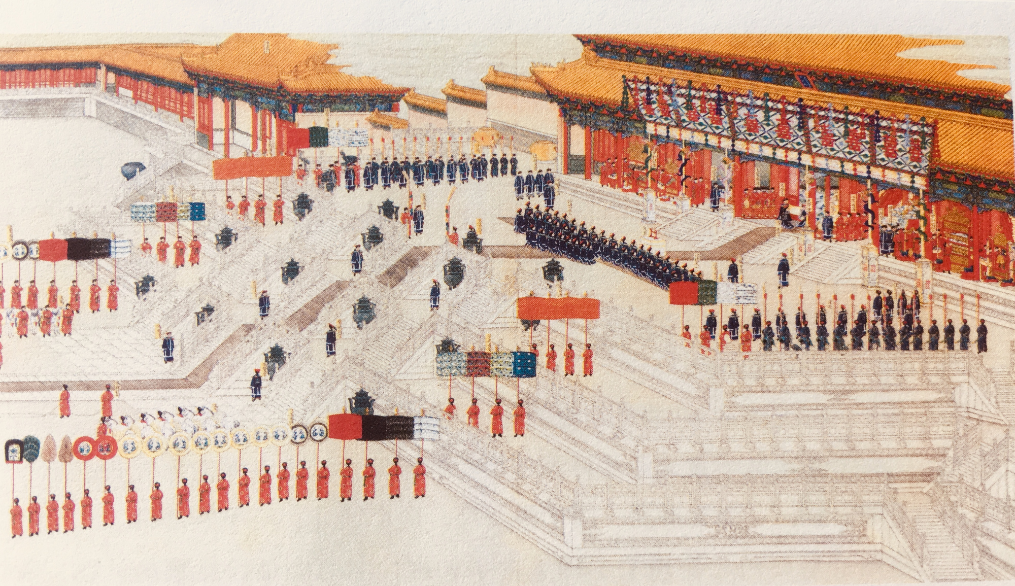 光绪大婚图,媲美《清明上河图》,光绪大婚花550万两白银