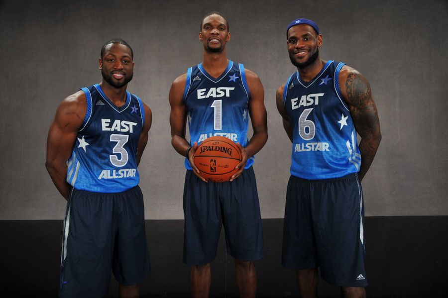 历史三巨头排名榜前3位,热火三巨头上榜,最后一组无解!