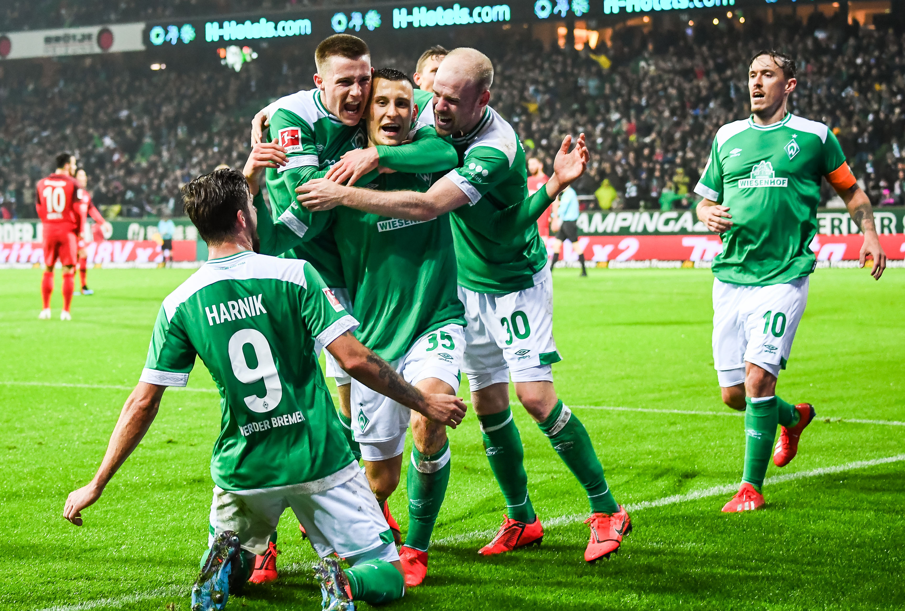 不来梅(德国),2019年1月27日    (体育)(4)足球——德甲:不来梅战平