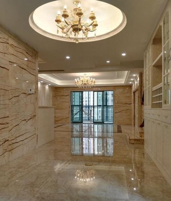 老婆装修的新房全屋都贴上大理石朋友都说我家像酒店大堂