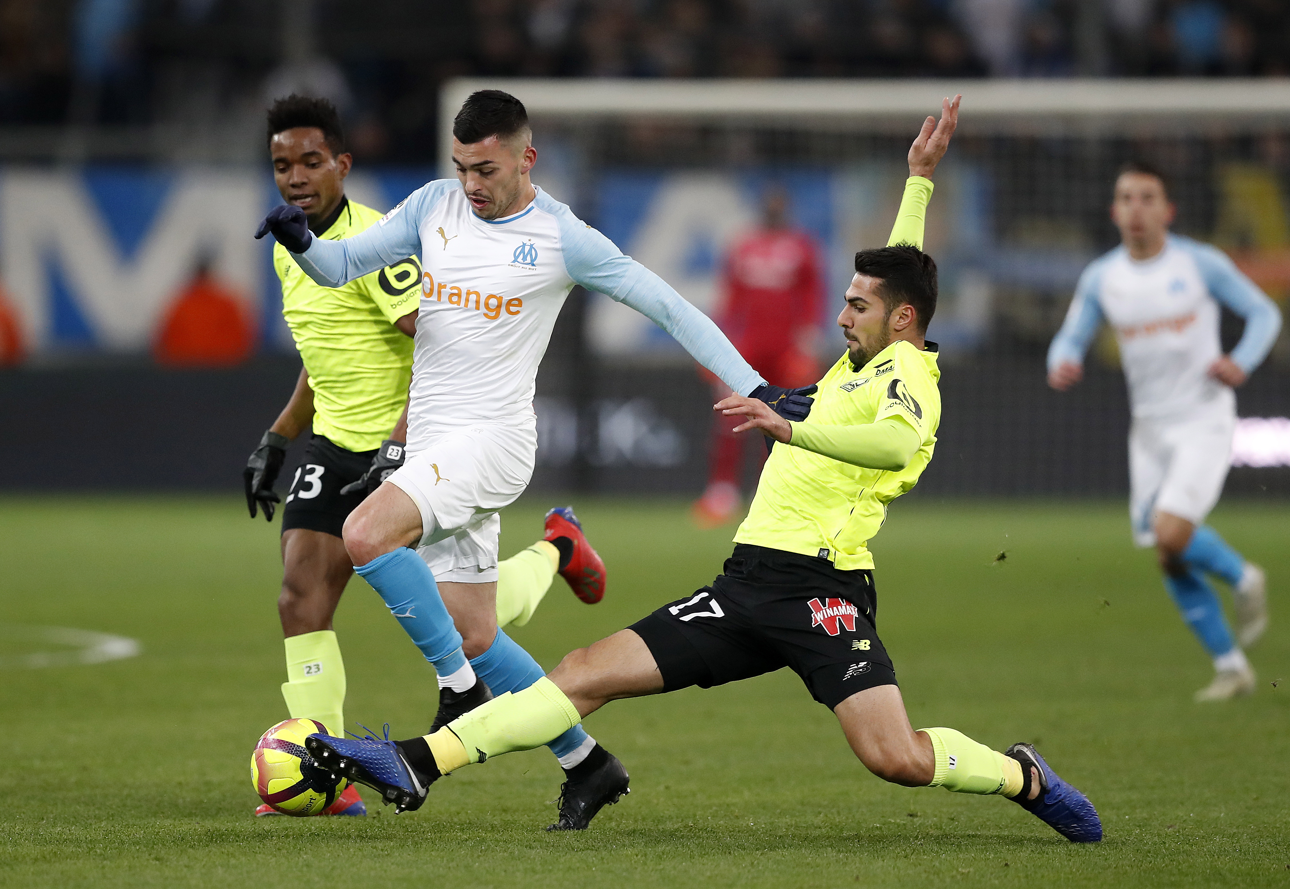 足球——法甲联赛:里尔胜马赛(2)