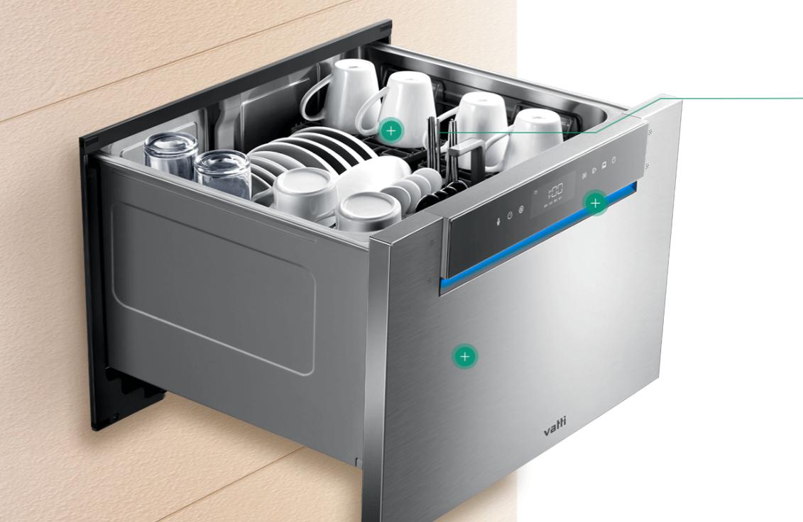 华帝干态洗碗机 jwd8-v7 实力狂揽多项年度大奖