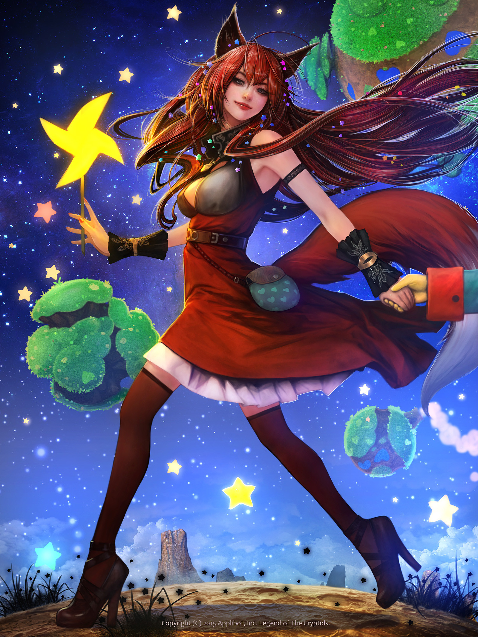 韩国插画师的一组画风绚丽的人物插画作品!人物美型画功可谓强悍