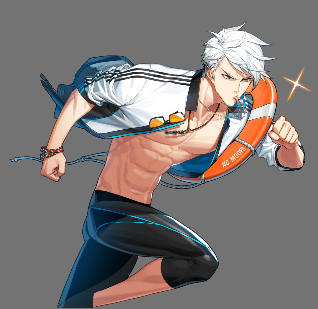 一组超帅气的型男帅哥插画欣赏!画风精良充满荷尔蒙气息的作品!