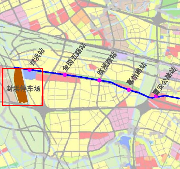 解析上海轨道交通14号线西延伸条件:封浜车辆段与封浜站不在一起