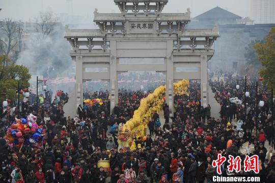 安徽全椒数十万民众"走太平"