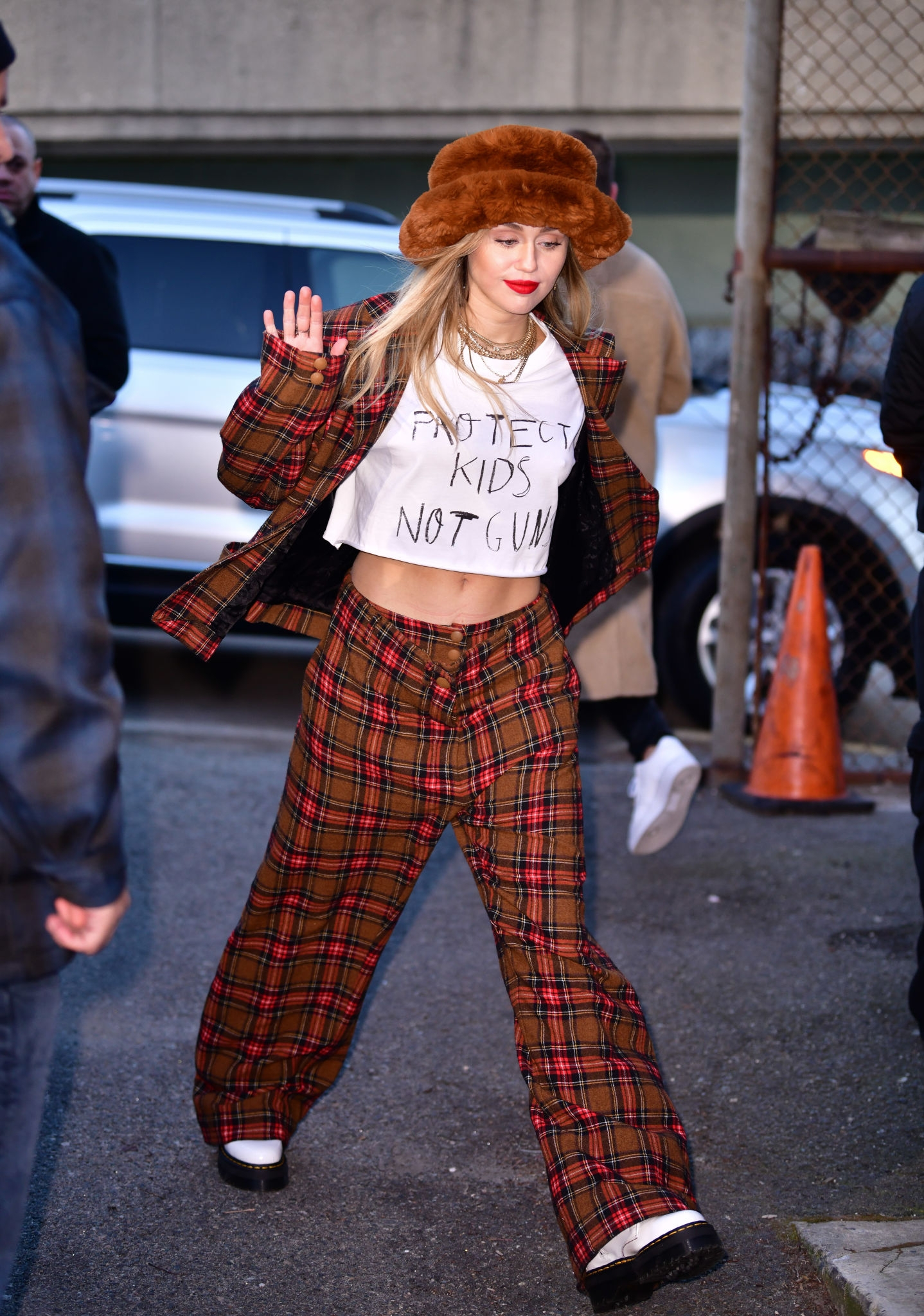 麦粒 miley cyrus 在新泽西私服出街