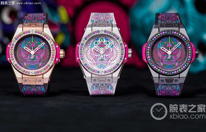 hublot宇舶表推出big bang one click calavera catrina腕錶