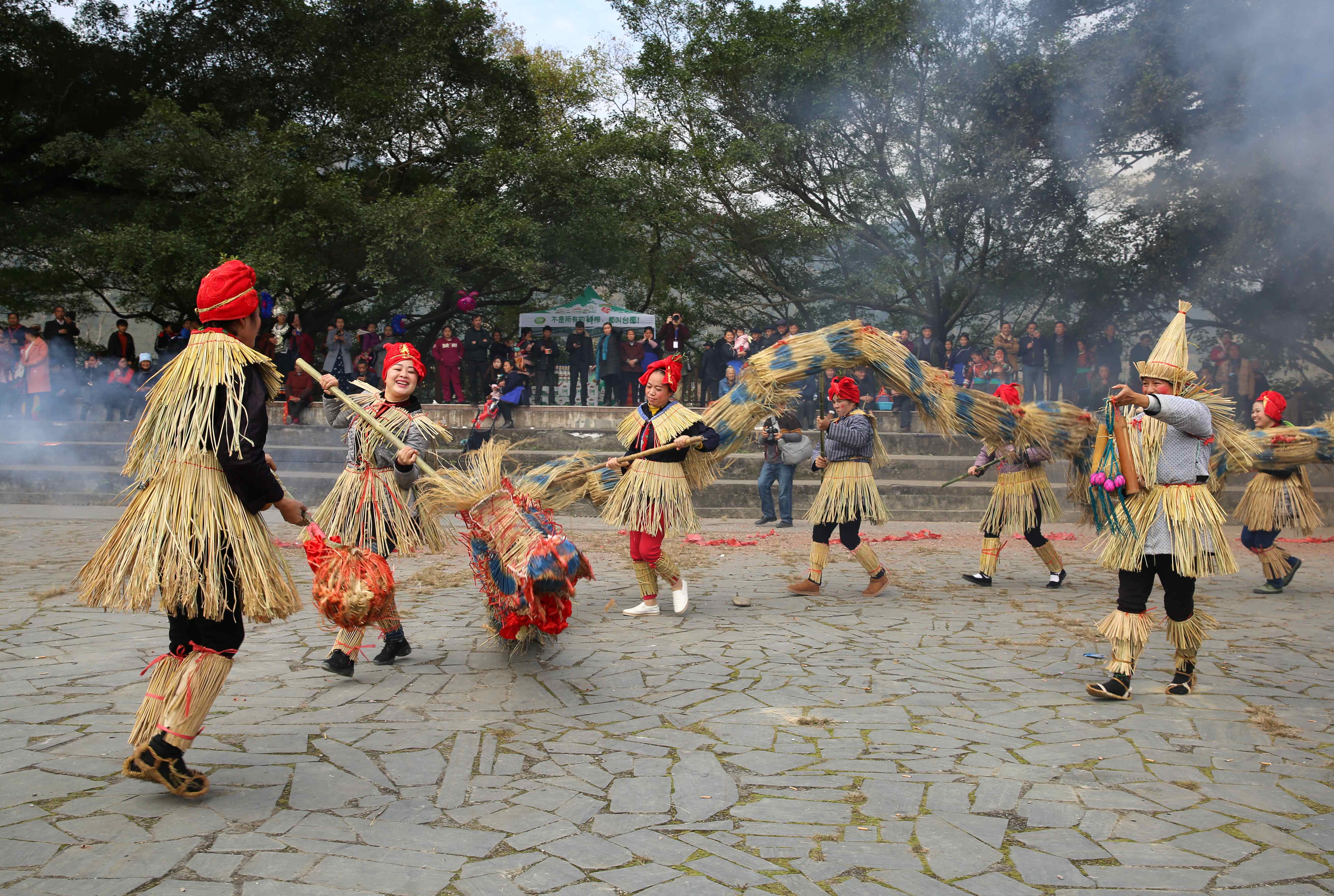 贵州榕江:侗族同胞祭祀"萨玛"