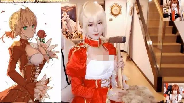 腐团儿再度cos高难度角色,"手持锤子转身之后,男粉直言爱了"