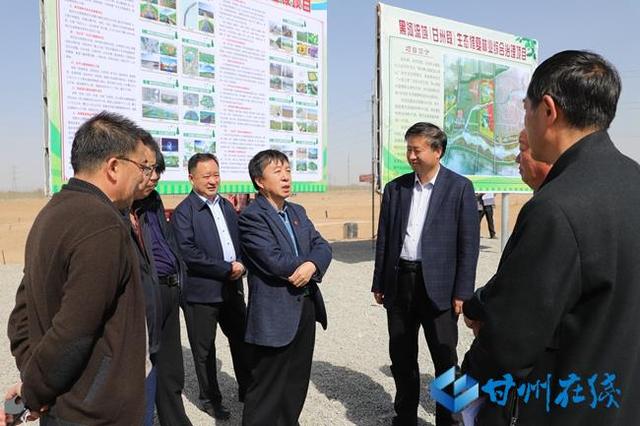王海峰调研甘州区植树造林绿化工作