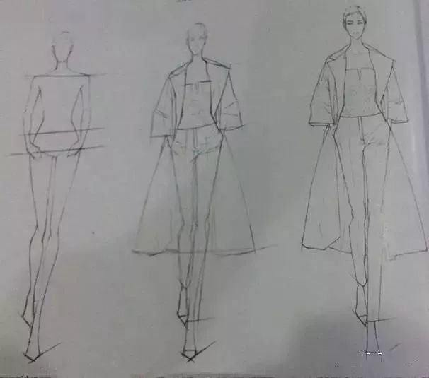 服装设计干货 | 油性彩铅的时装画表现步骤