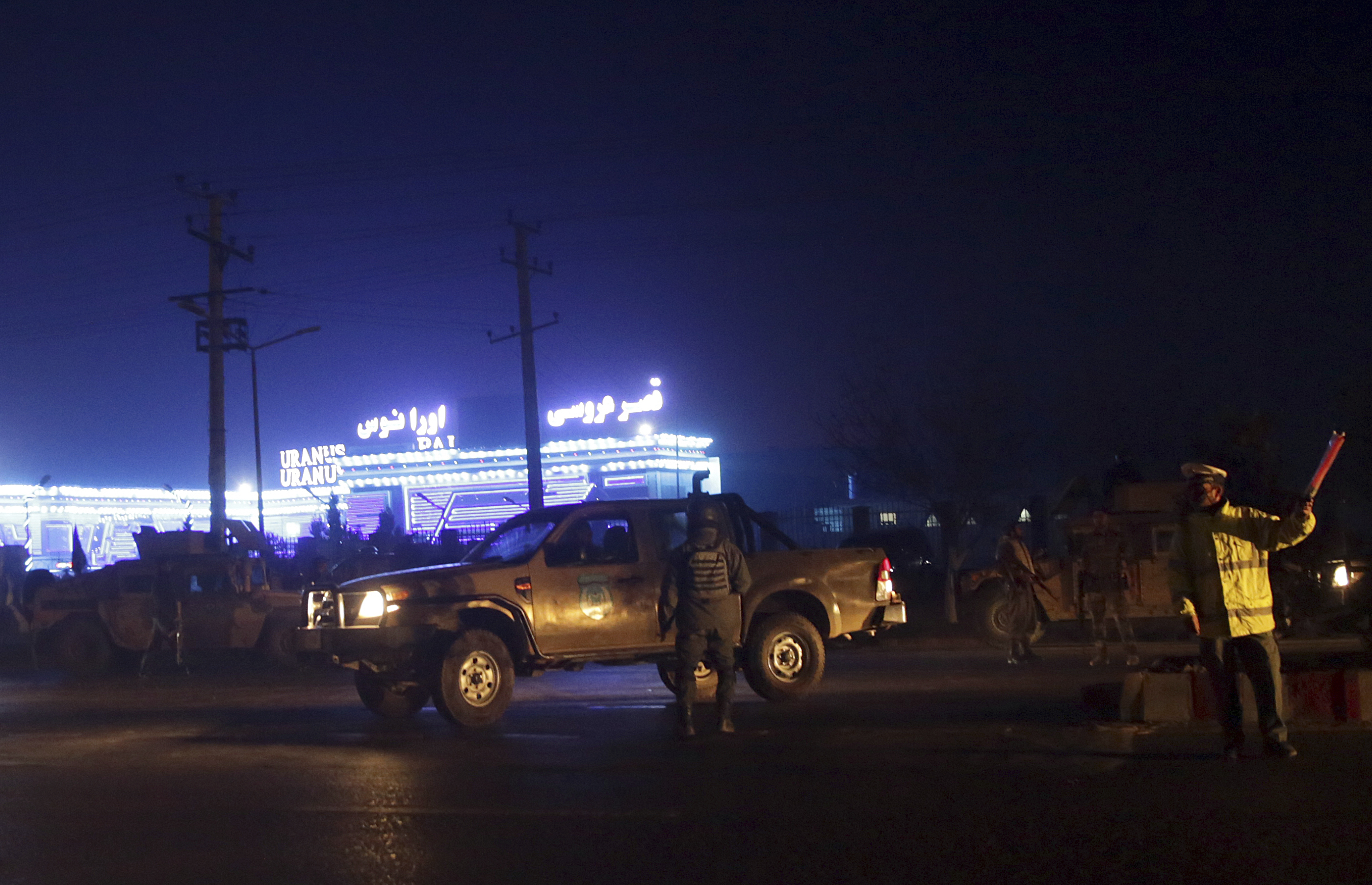 阿富汗首都夜景图片