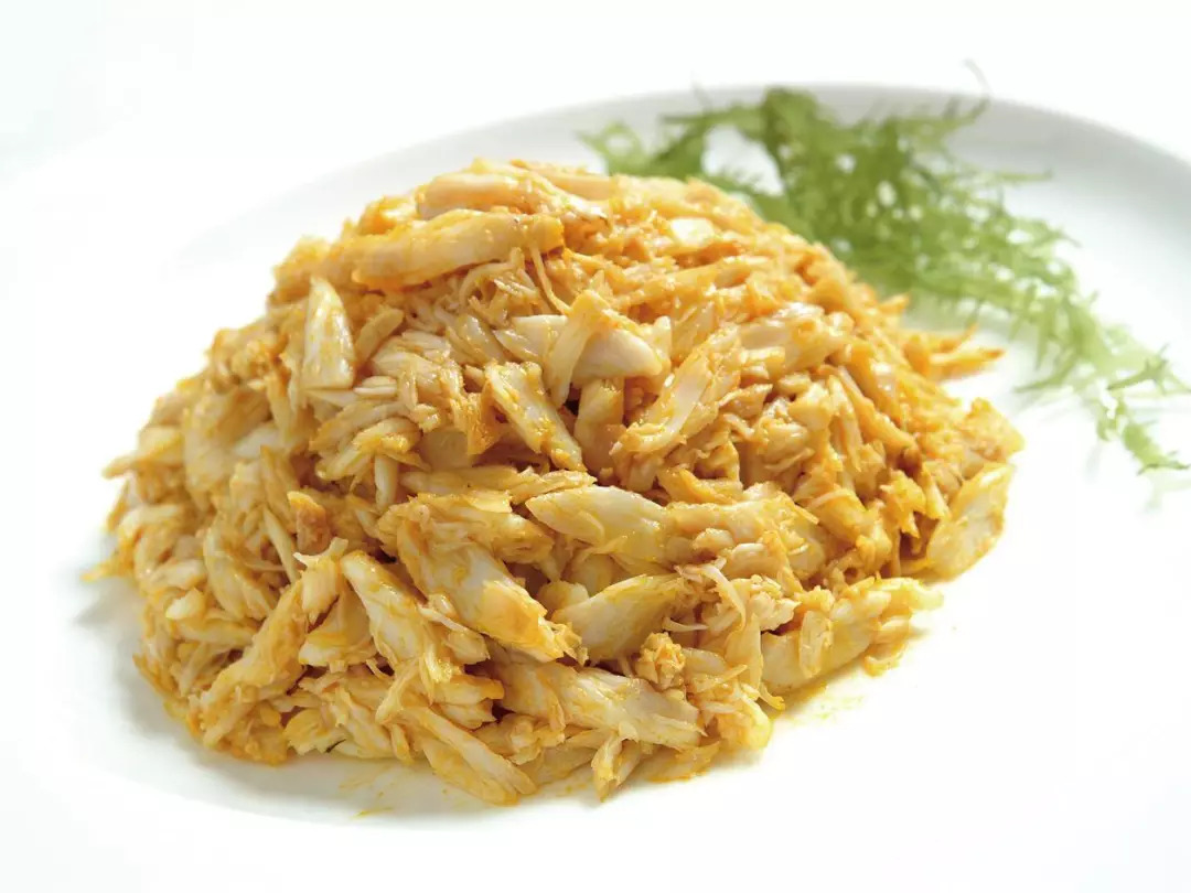 徽馆传统菜肴——净炒蟹粉