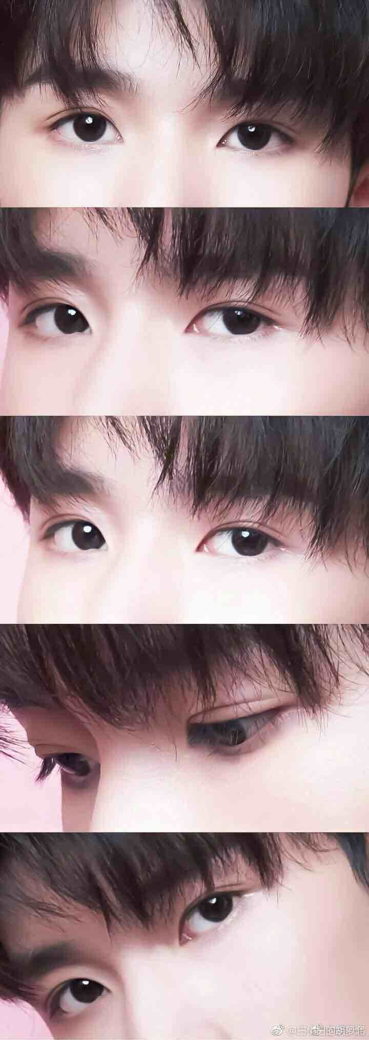 王源眼睛湛蓝美丽,完美男神清澈纯净