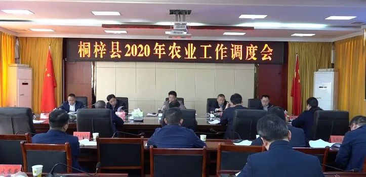 吴高波主持召开2020年农业工作调度会
