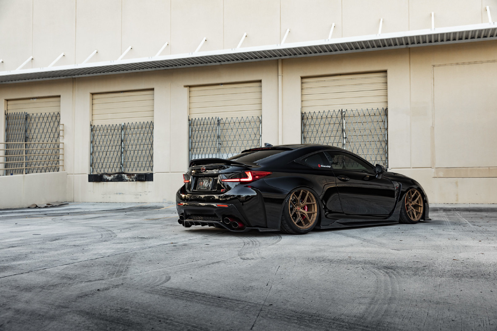 雷克萨斯rcf改装案例,轮毂很帅!