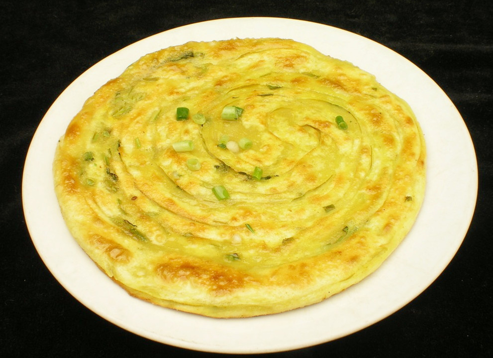 吃到你,我就开心,我爱你!葱油大饼!