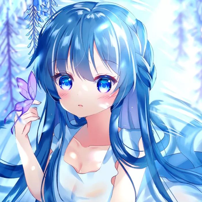 唯美女生头像:似水流年,待得陌上花开