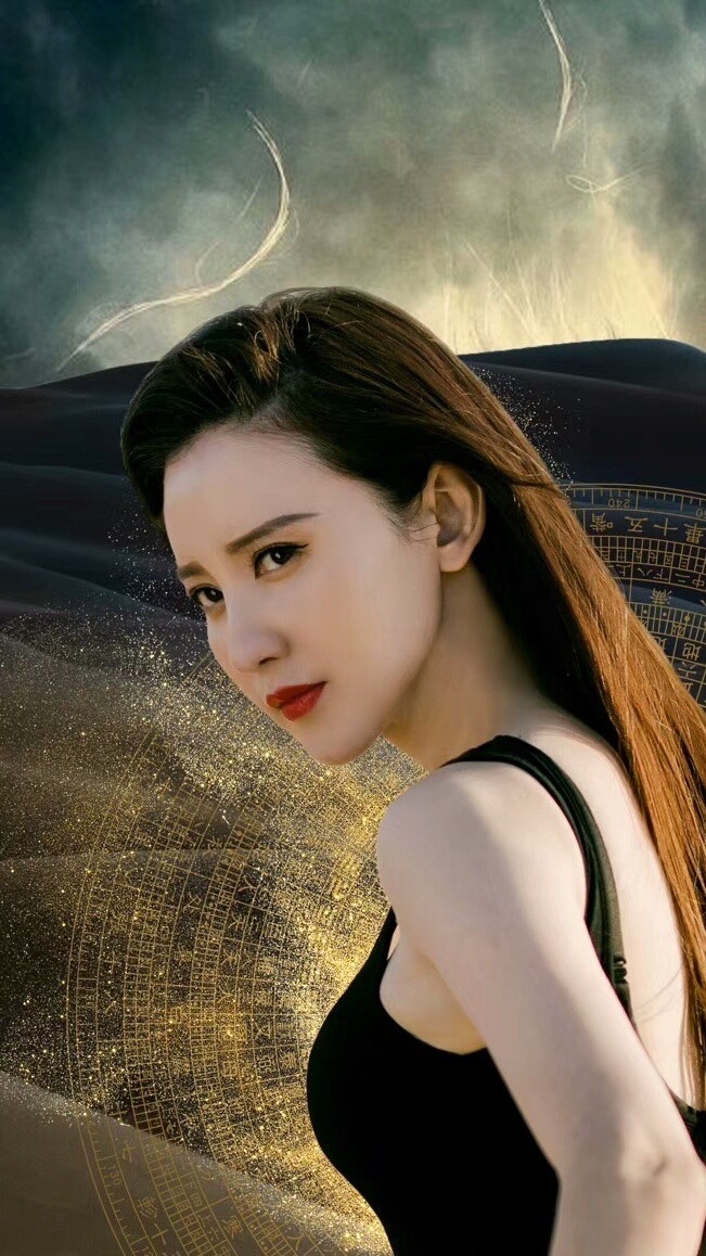 张萌美照,有着倾城之姿,充满了视觉立体感