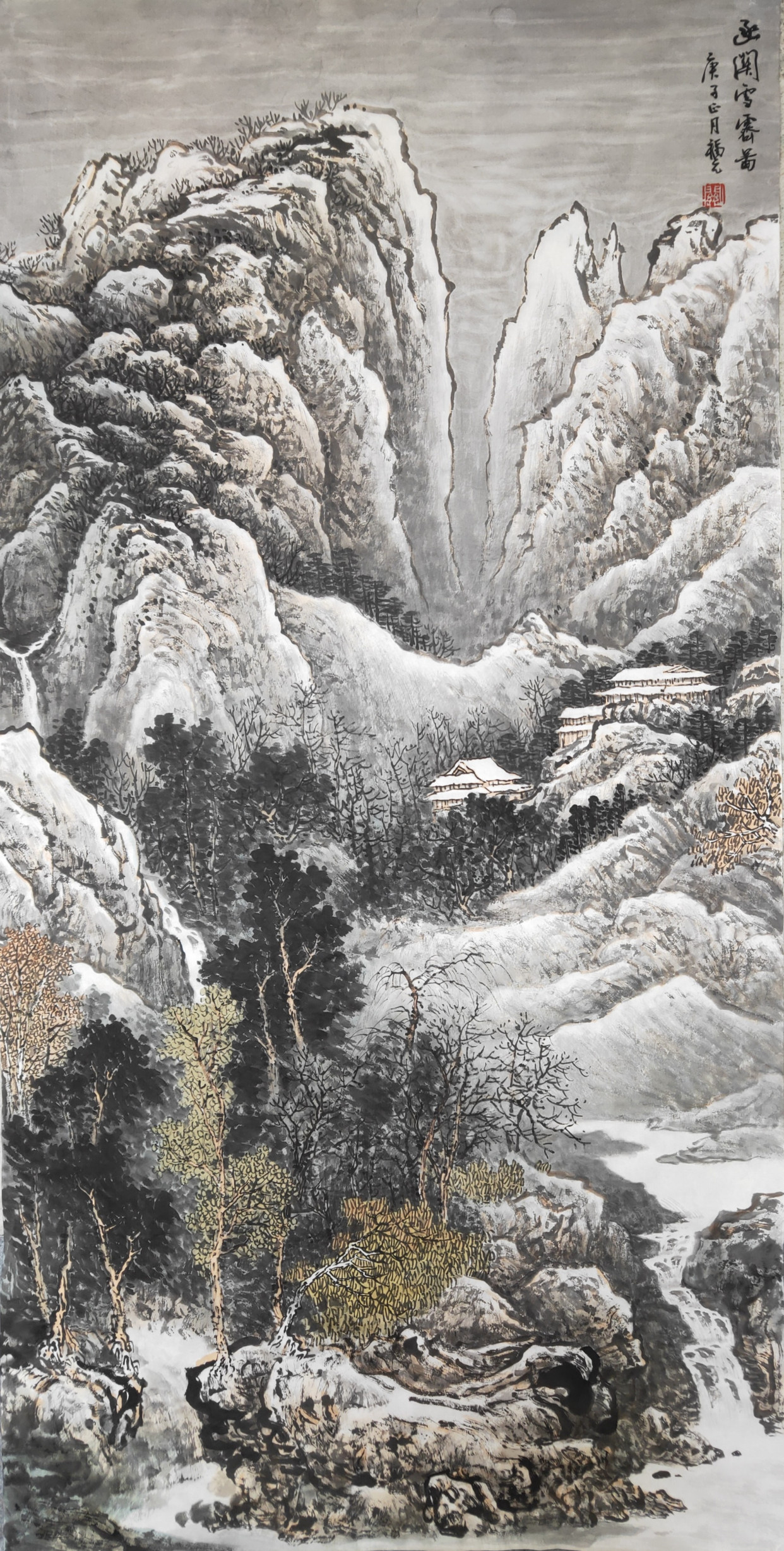 实力派画家关福元山水画作品大气磅礴尽显高古之美