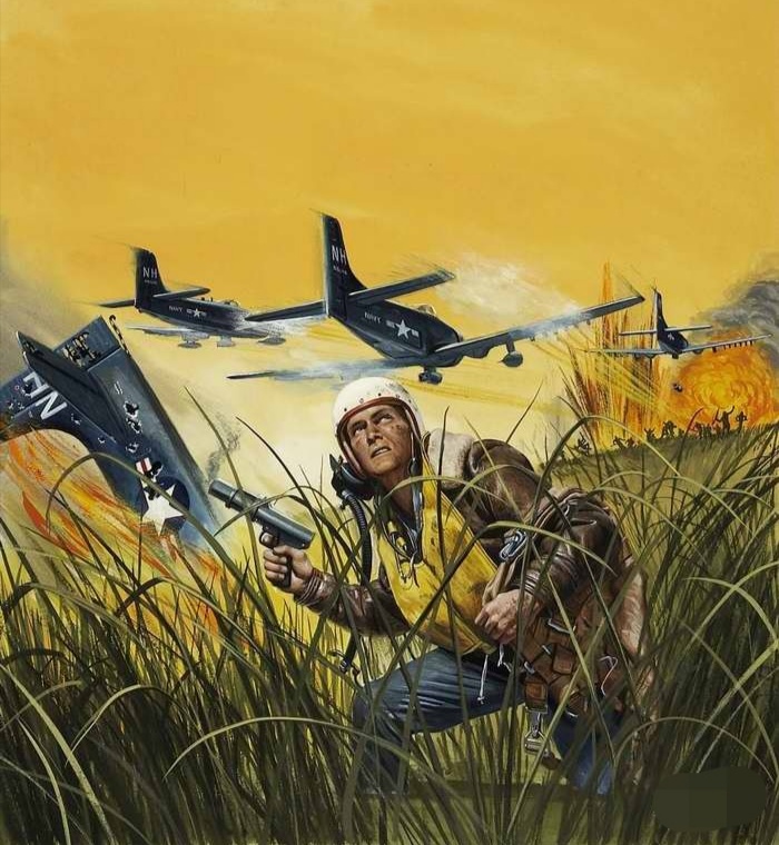 冷战时:17幅绘画作品,美国推出,假设与苏联爆发战争