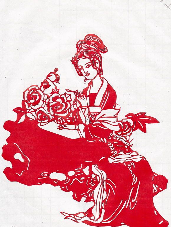 中国剪纸艺术和《红楼梦》的碰撞,火花光芒四射,古风