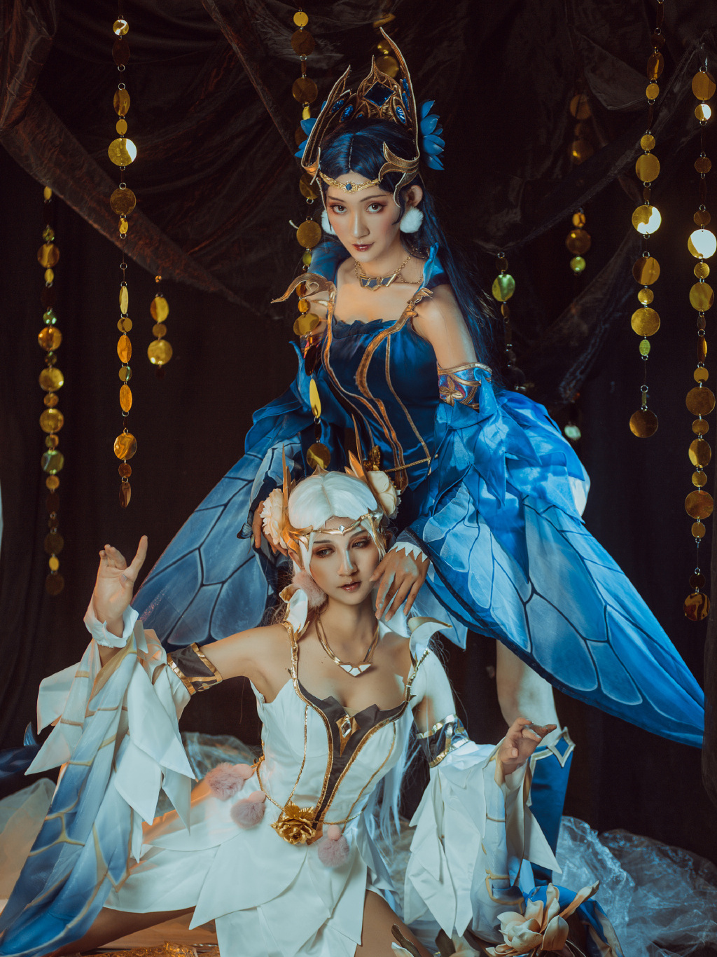 白:庚旻 ,蓝:人中聋疯许陌蓁 ,摄后:genji-云溪溪