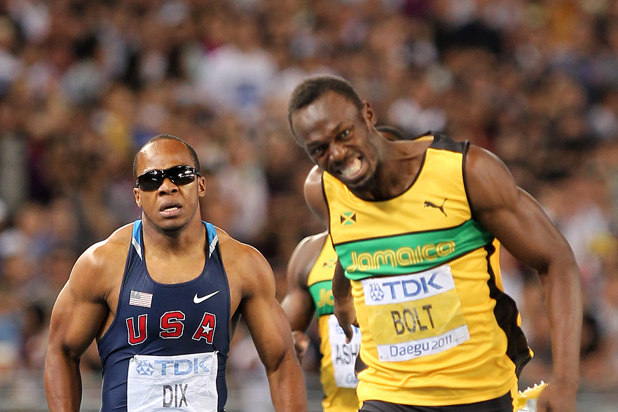 乌塞恩·博尔特在2009年柏林世锦赛上创造了200米世界纪录,以19