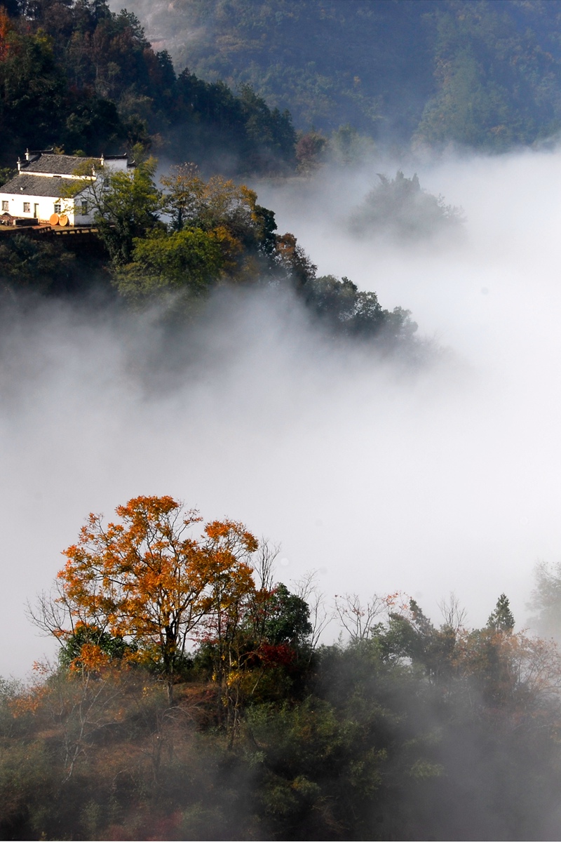 天下无双胜境,江南第一名山齐云山,风景如画,太美了!