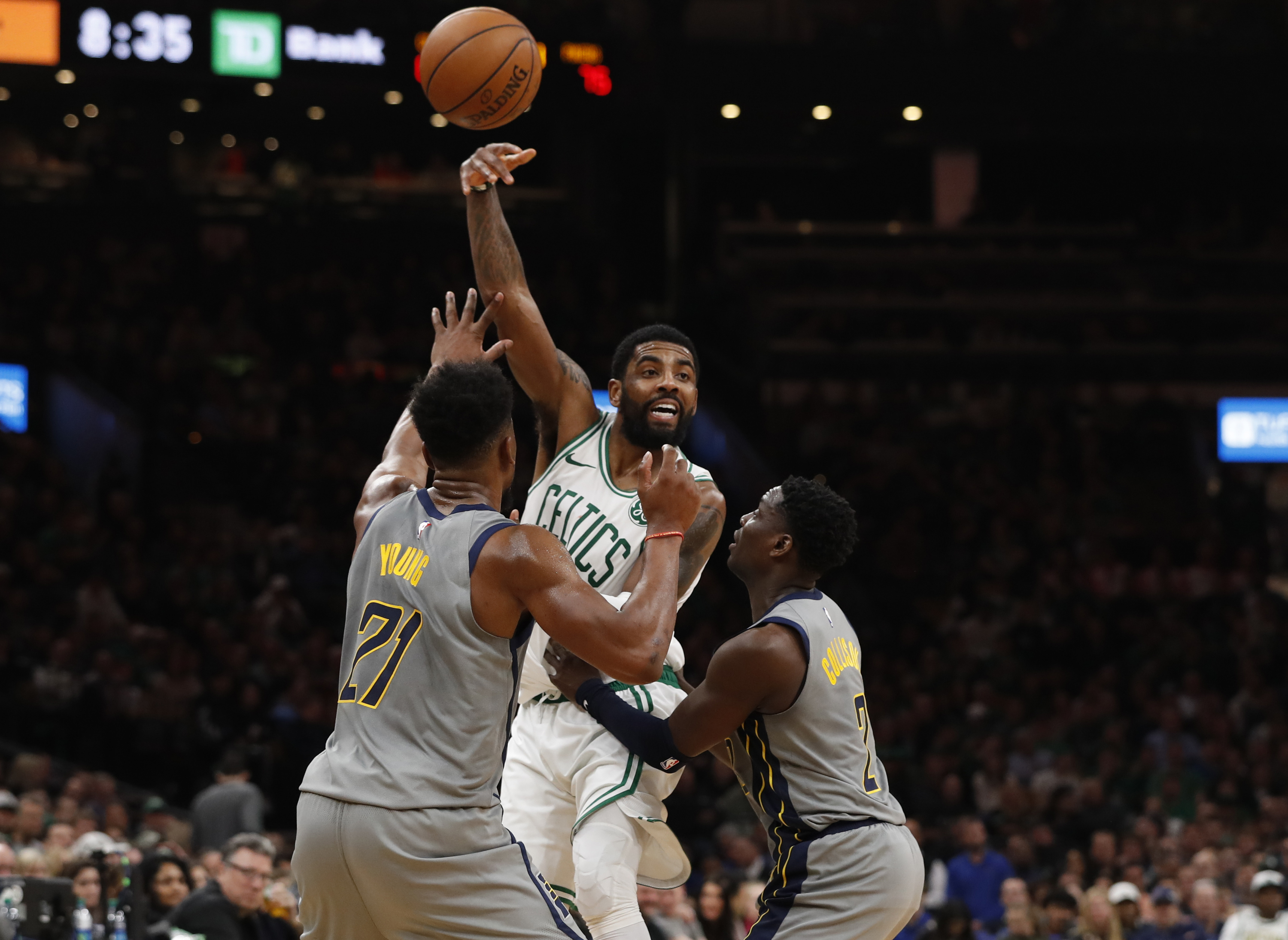 篮球——nba常规赛:凯尔特人胜步行者(1)