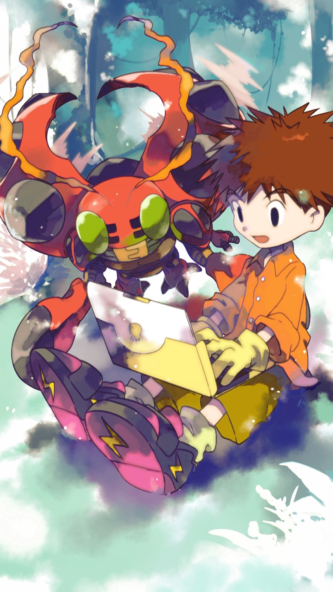 《数码宝贝》超燃壁纸欣赏 转载自百家号作者:8090的猫