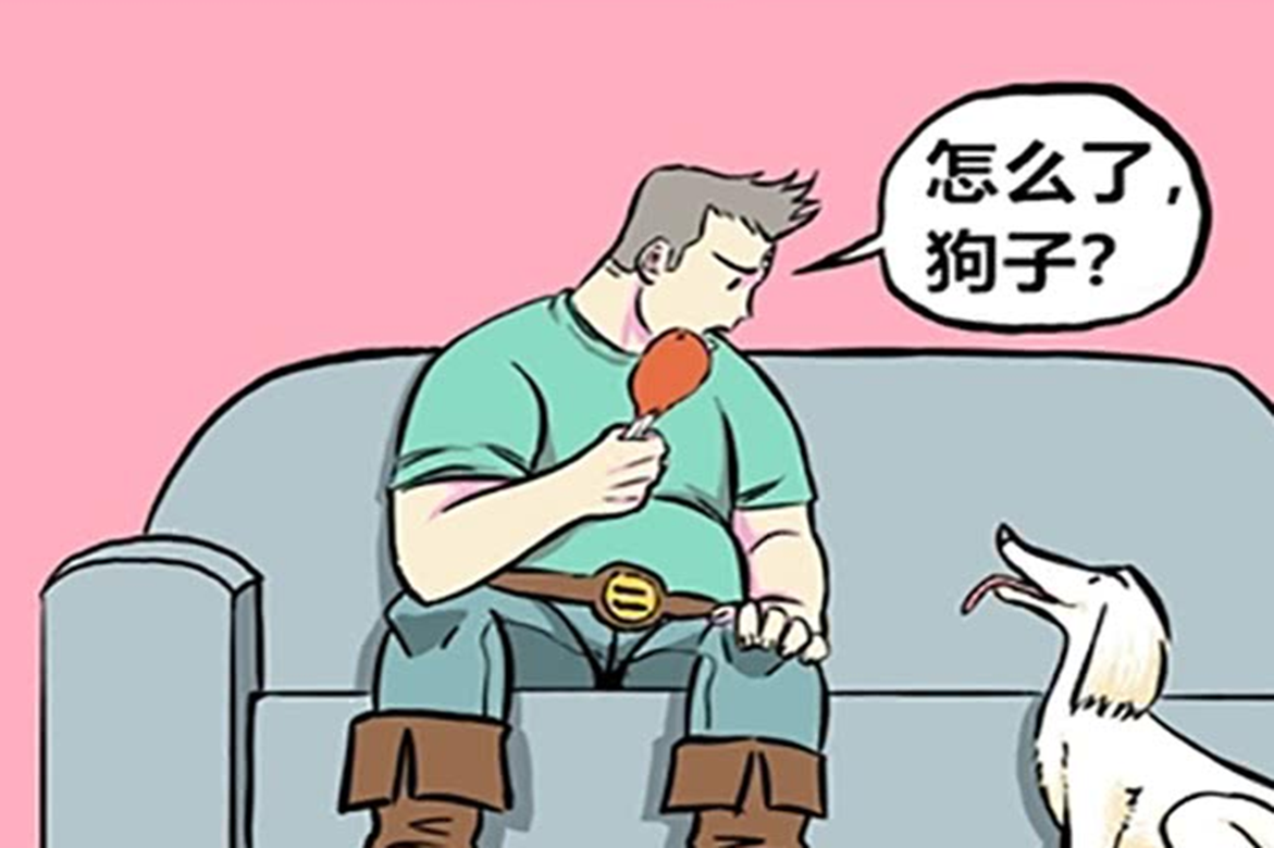 搞笑漫画:为吃鸡腿花样百出,二郎神棋差一招,哮天犬如愿以偿