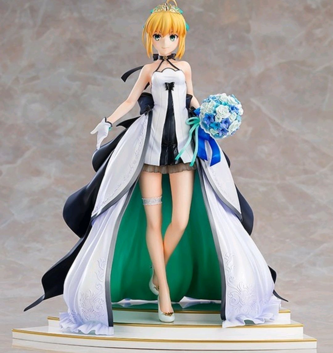 15周年saber礼服手办,还是熟悉的呆毛,吾王礼服细节处看着最高贵