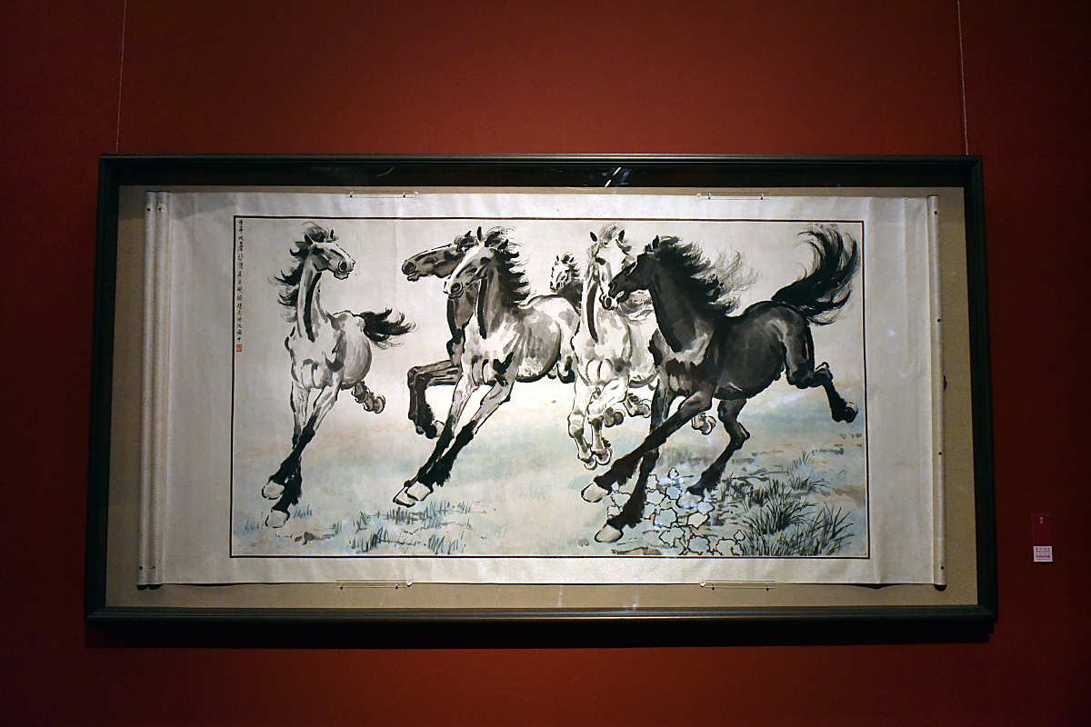 "可能"的界限会因为你大胆书写而不都镜敲 画马王维东的双骏图赵忠祥