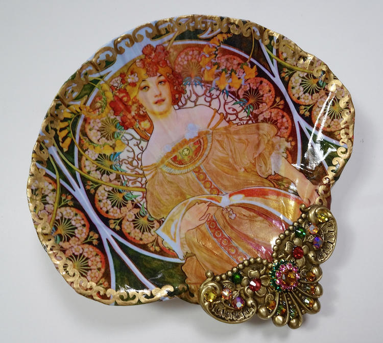 贝壳上的画,美若又见山里红,艺术家mary kenyon