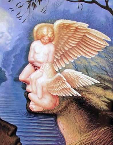 考眼力:一堆石子中的人脸,只有高智商的人才能看到