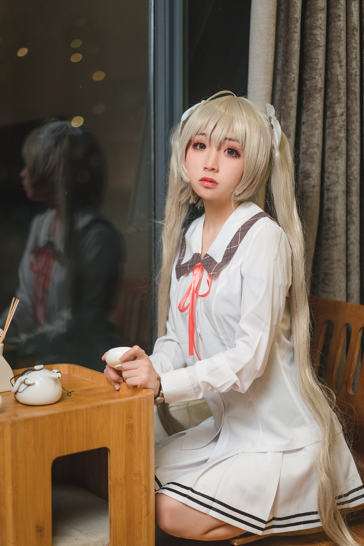 cosplay《缘之空》春日野穹,感受一下高质量的coser