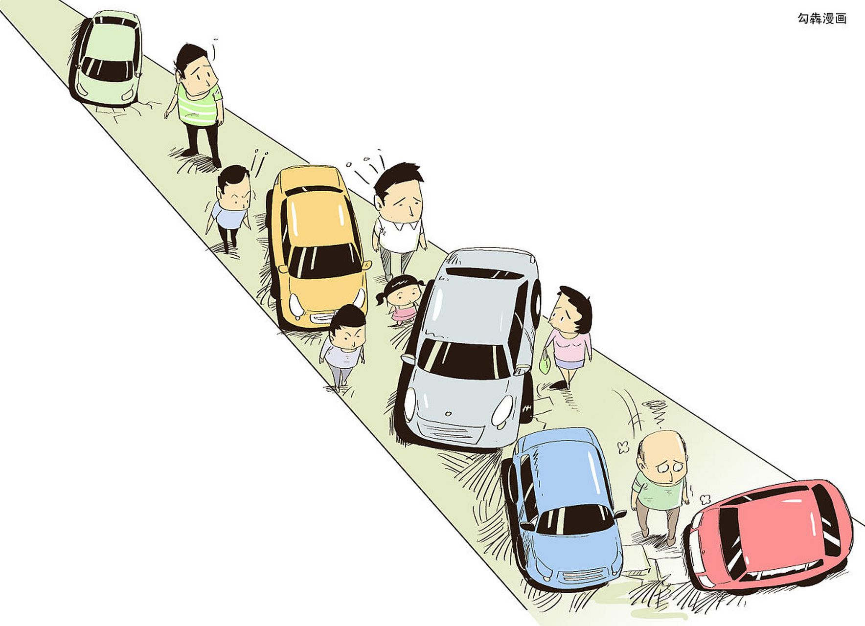 高速堵车下车休息一家人坠下高桥.咋回事?提醒时处处都要小心!