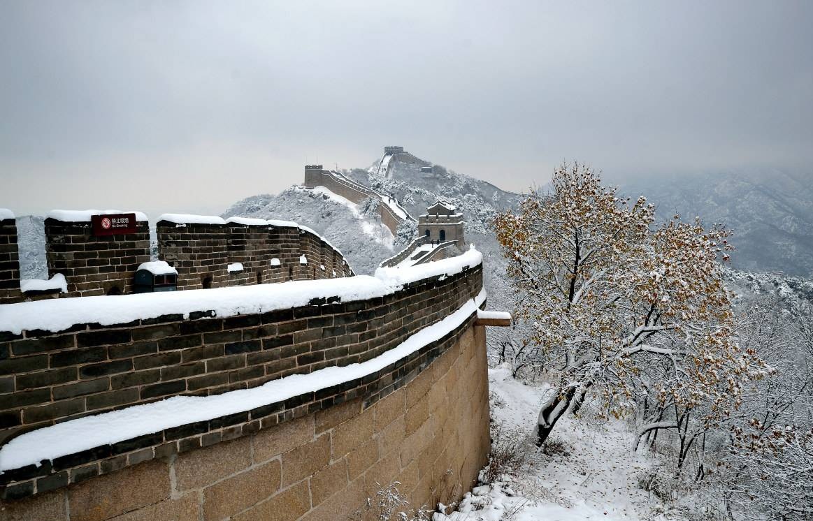 雪意長城,北國風光