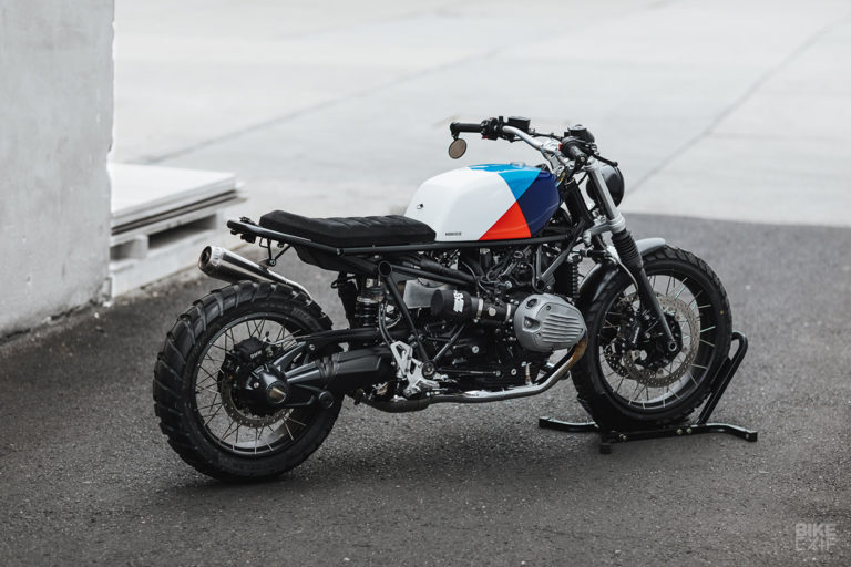 宝马r9t s从rambler改装完,变身时尚小生