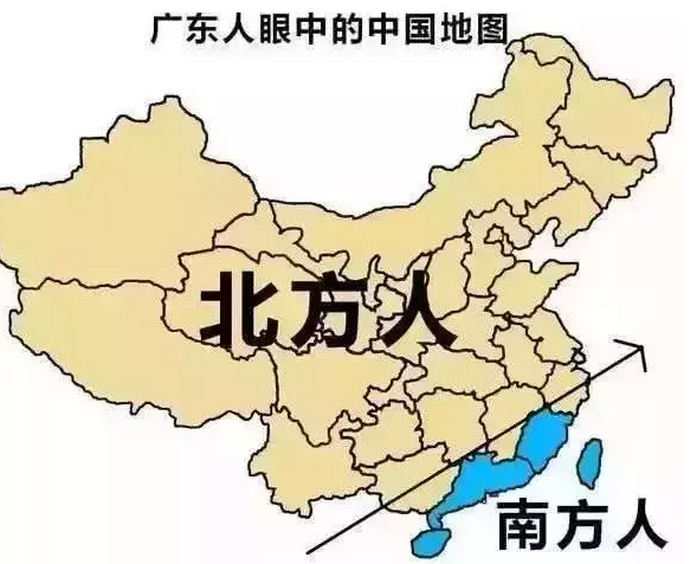 国人眼中的中国地图:上海人眼中只有本地人和外地人的差别